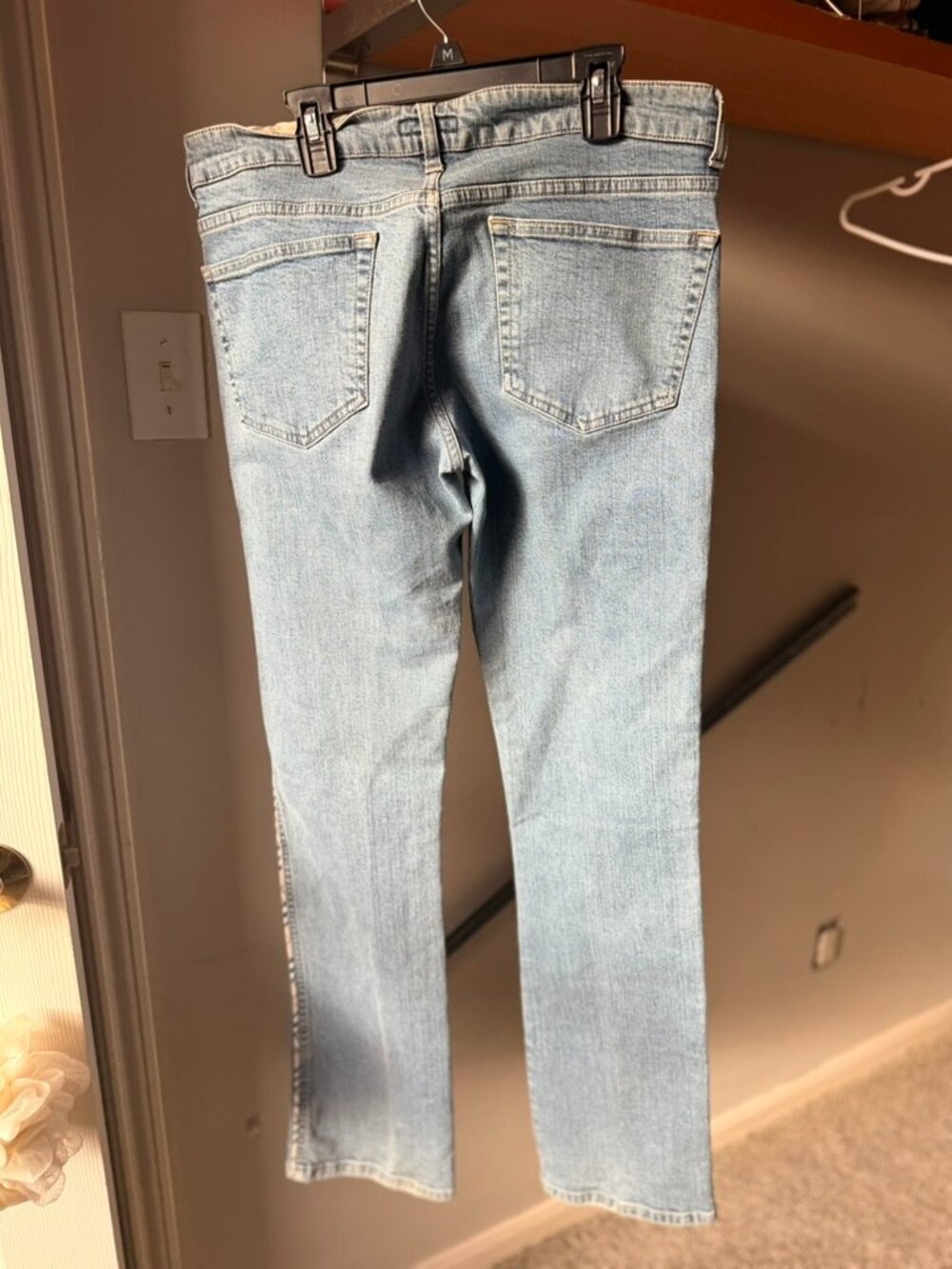 Burberry Light Wash Side-Stripe Jeans – Size 10 - Picture 5 of 6